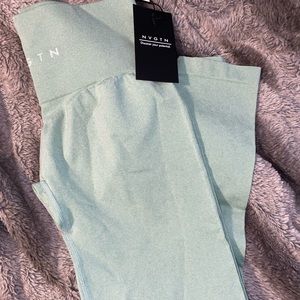 NVGTN sage green seamless leggings